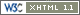 xhtml1.1 icon